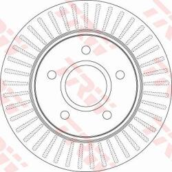 TRW DF6253S - DISC FRANA - compatibil Dodge. Fiat - TRW-DF6253S (TRWDF6253S)