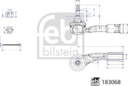 FEBI Bilstein 183068 - CAP DE BARA FEBI - FEBI Bilstein-183068 (FEBIBILSTEIN183068)