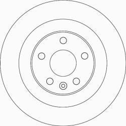 TRW DF6588 - Disc frana - Brake Disc - TRW-DF6588 (TRWDF6588)
