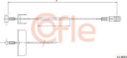 Cofle 11.6816 - CABLU. FRANA DE PARCARE - compatibil 93864842 - Cofle-11.6816 (COFLE116816)