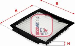 Sofima S 3316 C - Filtru, aer habitaclu - Sofima-S 3316 C (SOFIMAS3316C)