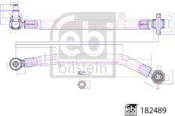 FEBI Bilstein 182489 - Brat, suspensie roata - Control-Trailing Arm. wheel suspens - FEBI Bilstein-182489 (FEBIBILSTEIN182489)