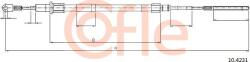 Cofle 92.10. 4231 - Cablu, frana de parcare - Cofle-92.10. 4231 (COFLE92104231)