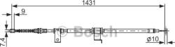 Bosch 1 987 482 293 - Cablu, frana de parcare - CABLU. FRANA DE PARCARE - compatibil Vauxhall - BOSCH-1 987 482 293 (BOSCH1987482293)