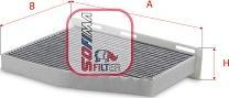 Sofima S 4376 CA - FILTRU AER HABITACLU CARBON ACTIV - SOFIMA - CSNBB - compatibil Audi. Seat. Vw. Skoda - Sofima-S 4376 CA (SOFIMAS4376CA)