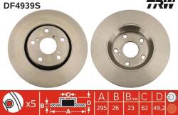 TRW DF4939S - Disc frana - TRW-DF4939S (TRWDF4939S)