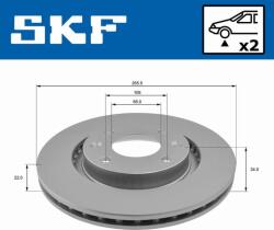 SKF VKBD 80001 V2 - Disc frana - SKF-VKBD 80001 V2 (SKFVKBD80001V2)