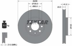 Textar 92091803 - Disc frana Fata - stanga / dreapta - fara pivot de fixare a rotii CHEVROLET ASTRA. CORSA. OPEL ASTRA G. ASTRA G CLASSIC. ASTRA G - KOMBI. ZAFIRA - Textar-92091803 (TEXTAR92091803)