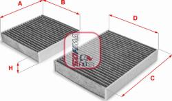 Sofima S 4164 CA - FILTRU. AER HABITACLU - compatibil Audi. Citroen. Peugeot - Sofima-S 4164 CA (SOFIMAS4164CA)