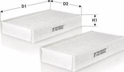 Tecneco Filters CK10536-2 - SET FILTRU AER CABINA - TECNECO - Tecneco Filters-CK10536-2 (TECNECOFILTERSCK105362)