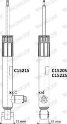 MONROE C1521S - Amortizor - Monroe-C1521S - MONROE-C1521S (MONROEC1521S)