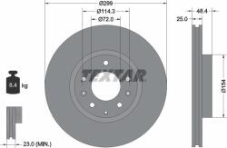 Textar 92180703 - Disc frana Fata - stanga / dreapta - fara pivot de fixare a rotii MAZDA 6 1.8 - 2.5 08.07 - 07.13 - Textar-92180703 (TEXTAR92180703)