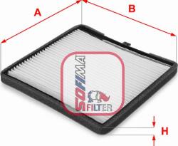 Sofima S 3116 C - FILTRU. AER HABITACLU - compatibil Hyundai. Kia - Sofima-S 3116 C (SOFIMAS3116C)