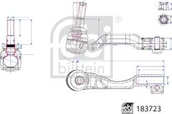 FEBI Bilstein 183723 - CAP DE BARA - compatibil Bmw - FEBI Bilstein-183723 (FEBIBILSTEIN183723)