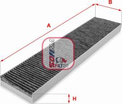 Sofima S 4118 CA - FILTRU. AER HABITACLU - compatibil Ford. Seat. Vw - Sofima-S 4118 CA (SOFIMAS4118CA)