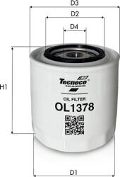 Tecneco Filters OL1378 - Filtru ulei - Tecneco Filters-OL1378 (TECNECOFILTERSOL1378)