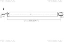 Triscan 8705 27202 - AMORTIZOR - compatibil Volvo - Triscan-8705 27202 (TRISCAN870527202)