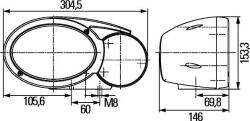 HELLA 1EB 996 167-031 - Far - HELLA-1EB 996 167-031 (HELLA1EB996167031)