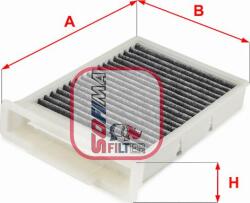 Sofima S 4265 CA - FILTRU AER POLEN CARBON ACTIV - compatibil Citroen. Peugeot. Toyota - Sofima-S 4265 CA (SOFIMAS4265CA)