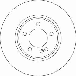 TRW DF4638S - Disc frana - Brake Disc - TRW-DF4638S (TRWDF4638S)