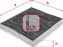 Sofima FILTRU. AER HABITACLU - compatibil Audi. Seat. Skoda. Vw - Sofima-S 4114 CA (SOFIMAS4114CA)