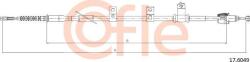 Cofle 17.6049 - Cablu, frana de parcare - Cofle-17.6049 (COFLE176049)