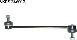 SKF VKDS 346013 - Brat / bieleta suspensie, stabilizator - Bieleta bara stabilizatoare fata stanga / dreapta 266mm RENAULT GRAND SCENIC II. MEGANE II. SCENIC II 1.4 - 2.0D 09.02 - - SKF-VKDS 346013 (SKFVK