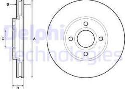 Delphi BG4715C - SET DISCURI FRANA - Delphi-BG4715C (DELPHIBG4715C)