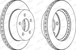 TRW DF4499 - Disc frana - TRW-DF4499 (TRWDF4499)