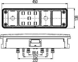 HELLA 2VP 340 961-511 - Combination Rearlight - HELLA-2VP 340 961-511 (HELLA2VP340961511)