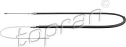 Topran 102 833 - Cablu, frana de parcare - CABLU. FRANA DE PARCARE - compatibil Vw - Topran-102 833 (TOPRAN102833)