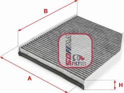 Sofima S 4261 CA - FILTRU AER POLEN CARBON ACTIV - compatibil Ford - Sofima-S 4261 CA (SOFIMAS4261CA)