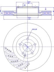 TRW DF6775S - DISC FRANA - compatibil Mercedes - TRW-DF6775S (TRWDF6775S)