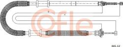 Cofle 92.641. 12 - Cablu, frana de parcare - Cofle-92.641. 12 (COFLE9264112)