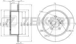 ATE 24.0110-0728.1 - Disc frana - ATE-24.0110-0728.1 (ATE24011007281)