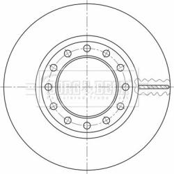 FEBI Bilstein 47468 - DISC FRANA - compatibil Isuzu - FEBI Bilstein-47468 (FEBIBILSTEIN47468)