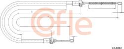 Cofle 10.6892 - Cablu, frana de parcare - CABLU. FRANA DE PARCARE - compatibil Dacia - Cofle-10.6892 (COFLE106892)