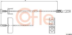 Cofle 11.6803 - Cablu, frana de parcare - CABLU. FRANA DE PARCARE - compatibil 3651800Qab - Cofle-11.6803 (COFLE116803)