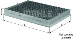 MAHLE LAK 73/S - Filtru, aer habitaclu - MAHLE-LAK 73/S (MAHLELAK73S)