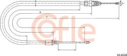 Cofle 10.6224 - Cablu, frana de parcare - CABLU. FRANA DE PARCARE - compatibil 4745X4 - Cofle-10.6224 (COFLE106224)