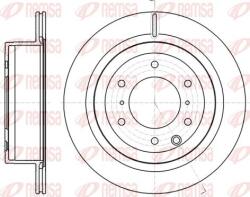 Textar 92167303 - Disc frana spate - stanga / dreapta - fara pivot de fixare a rotii MITSUBISHI PAJERO IV. PAJERO SPORT II 3.0 - 3.8 10.06 - - Textar-92167303 (TEXTAR92167303)