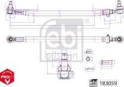 FEBI Bilstein 183059 - BARA DIRECTIE FEBI - compatibil Renault. Volvo - FEBI Bilstein-183059 (FEBIBILSTEIN183059)