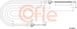 Cofle 10.6893 - Cablu, frana de parcare - CABLU. FRANA DE PARCARE - compatibil Dacia - Cofle-10.6893 (COFLE106893)