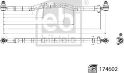 FEBI Bilstein 174602 - BARA DIRECTIE FEBI - compatibil Volvo - FEBI Bilstein-174602 (FEBIBILSTEIN174602)