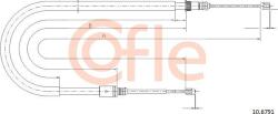 Cofle 10.6791 - Cablu, frana de parcare - CABLU. FRANA DE PARCARE - compatibil 8200253905 - Cofle-10.6791 (COFLE106791)