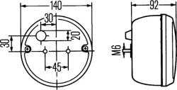 HELLA 2ZR 001 423-001 - Lampa mers inapoi - HELLA-2ZR 001 423-001 (HELLA2ZR001423001)