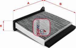 Sofima S 4220 CA - FILTRU. AER HABITACLU - compatibil Mitsubishi - Sofima-S 4220 CA (SOFIMAS4220CA)
