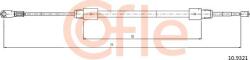 Cofle 10.9321 - Cablu, frana de parcare - CABLU. FRANA DE PARCARE - compatibil A1684201485 - Cofle-10.9321 (COFLE109321)