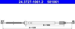 ATE 24.3727-1061.2 - CABLU. FRANA DE PARCARE - compatibil Renault - ATE-24.3727-1061.2 (ATE24372710612)