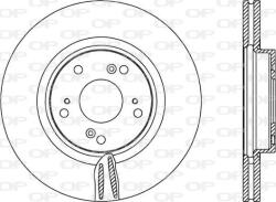 ATE 24.0125-0211.1 - Disc frana Fata - stanga / dreapta - HONDA ACCORD VIII 2.0 - 3.5 06.08 - - ATE-24.0125-0211.1 (ATE24012502111)